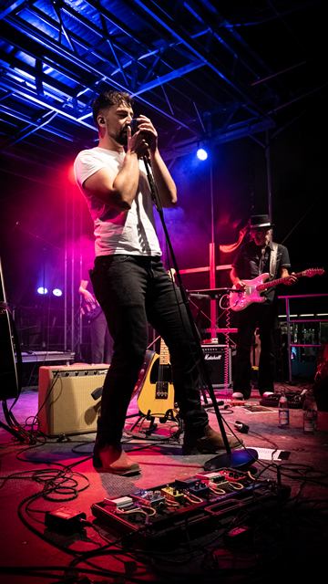 44. Internationales Straßenfest Heidenheim — Roger & The TinWhistles, Foto 9